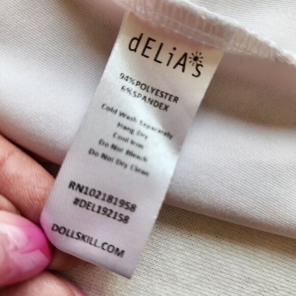 Delia's Dolls Kill Pink Teddy Bear Mini Skirt Cute Coquette Y2K Kawaii XS - Picture 7 of 9